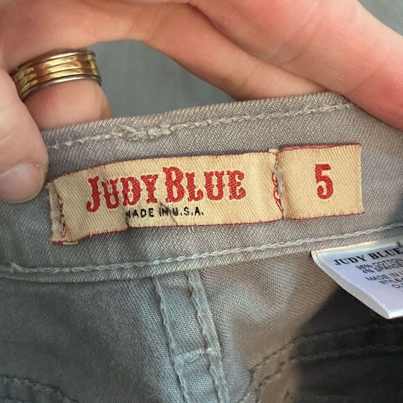 Judy Blue Light Gray Style 80119 Skinny Jeans Size 5 - Picture 8 of 10